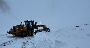Ağrı'da kar esareti: 12 köy yolu ulaşıma kapandı
