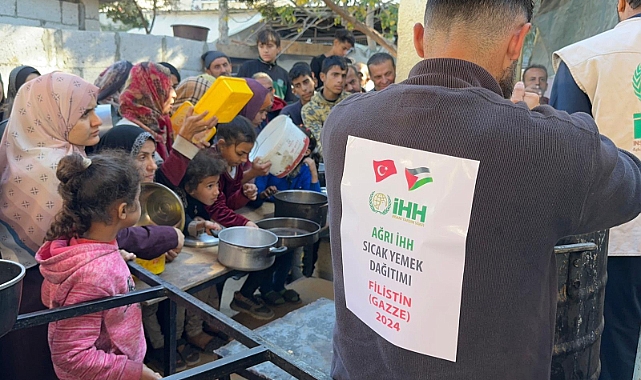 Ağrı İHH Gazze'ye 1.125.000 TL nakdi yardımda bulundu
