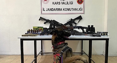 Jandarmadan silah mühimmat kaçakçılığı operasyonu: Cephanelik ortaya çıktı