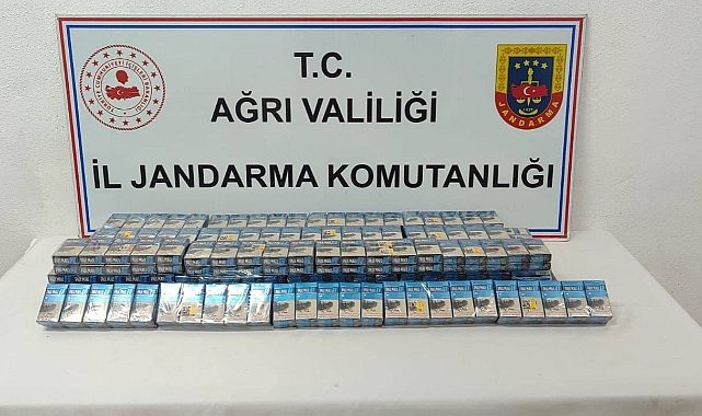 Ağrı’da gümrük kaçağı sigara ele geçirildi
