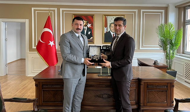 Müdür Hüseyinoğlu’ndan Diyadin Kaymakamı’na ziyaret