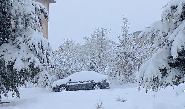 Van’da kar manzaraları