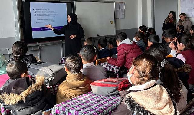 Ağrı’da öğrencilere “Su Tasarrufu” eğitimi verildi