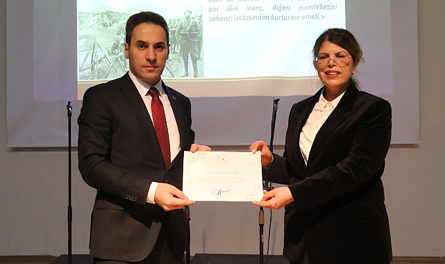 AİÇÜ’de “Çanakkale Muharebesi ve Önemi" Konferansı düzenlendi