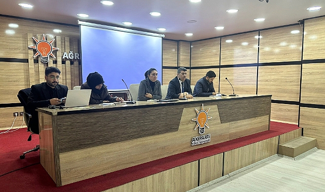 AK Parti Ağrı İl Yönetim Kurulu toplantısı yapıldı
