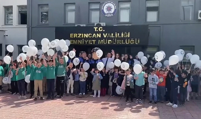 10 Nisan Polis Haftasında öğrenciler polisleri unutmadı