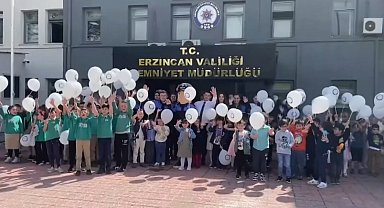 10 Nisan Polis Haftasında öğrenciler polisleri unutmadı