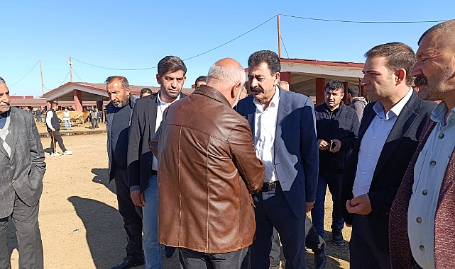Başkan Akkuş, Canlı Hayvan Borsası’nı ziyaret etti