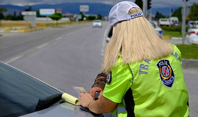 Erzincan'da dronlu trafik cezası