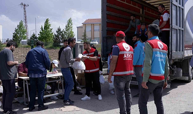 Malatya SYDV ile 750 bin depremzedeye yardım ulaştı