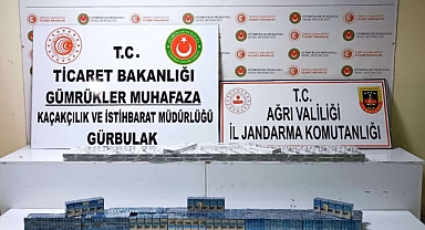 Ağrı’da 830 paket kaçak sigara ele geçirildi