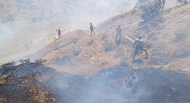 Çıkan orman yangını söndürüldü