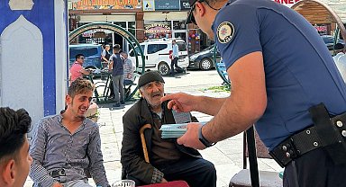 Vatandaşa broşürlü uyarı Hınıs polisinden