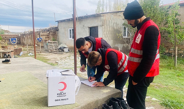 Kızılay’ın Ağrı’daki iyilik mesaisi sürüyor