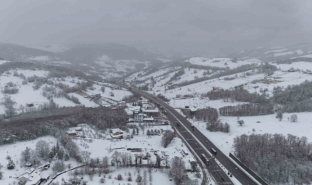 Samsun’un yüksek kesimleri beyaza büründü