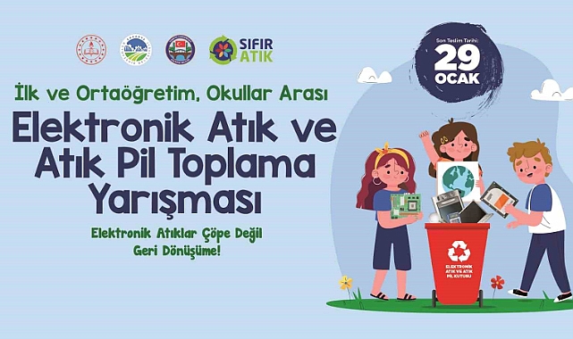 Sakarya’da elektronik atık ve atık pil toplama yarışması