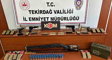 Tekirdağ’da silah ticaretine operasyon: 7 şüpheliye işlem