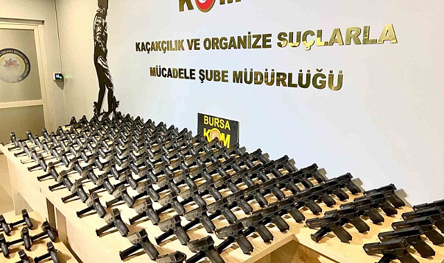 Bursa’da büyük silah operasyonu