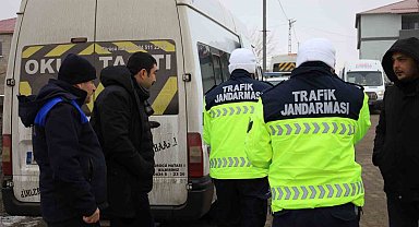 Öğrenci servisleri denetimi yapıldı