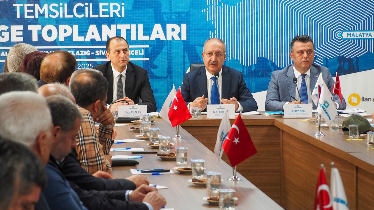 BİK Genel Müdürü Erkılınç Malatya'da İnternet Haber Sitesi ve Gazete Temsilcileri İle Bir Araya Geldi