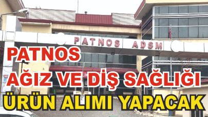 Patnos Ağız ve Diş Sağlığı Merkezi Mekanik Ürünle Alıyor