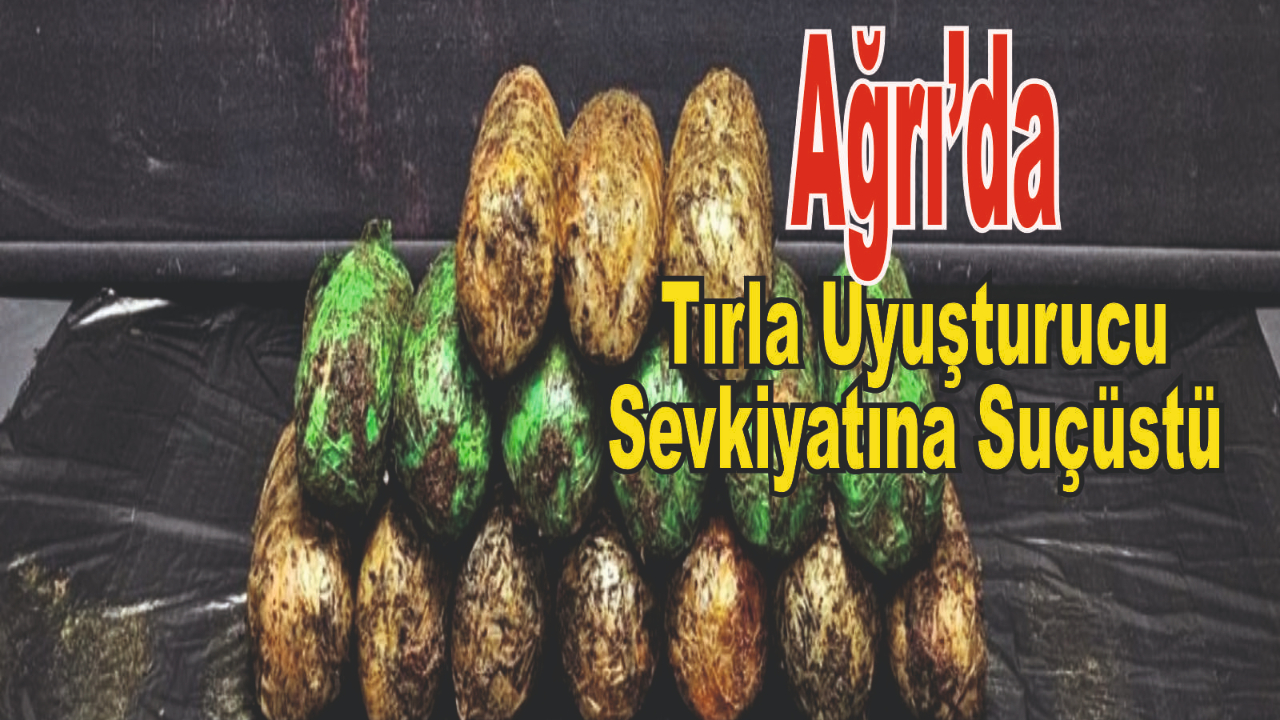 Ağrı’da Tırda 18 Kilo Metamfetamin Ele Geçirildiğini