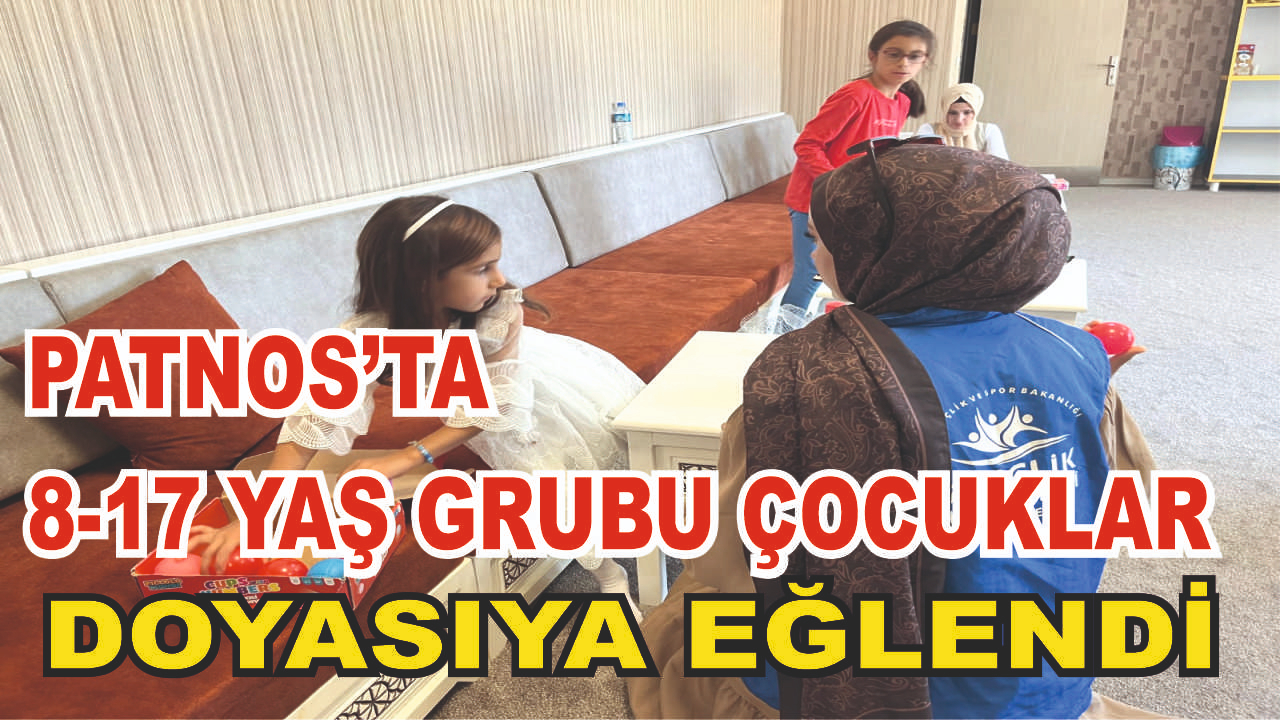 Patnos Gençlik Merkezi Öksüz ve Yetim Çocukları Misafir Etti