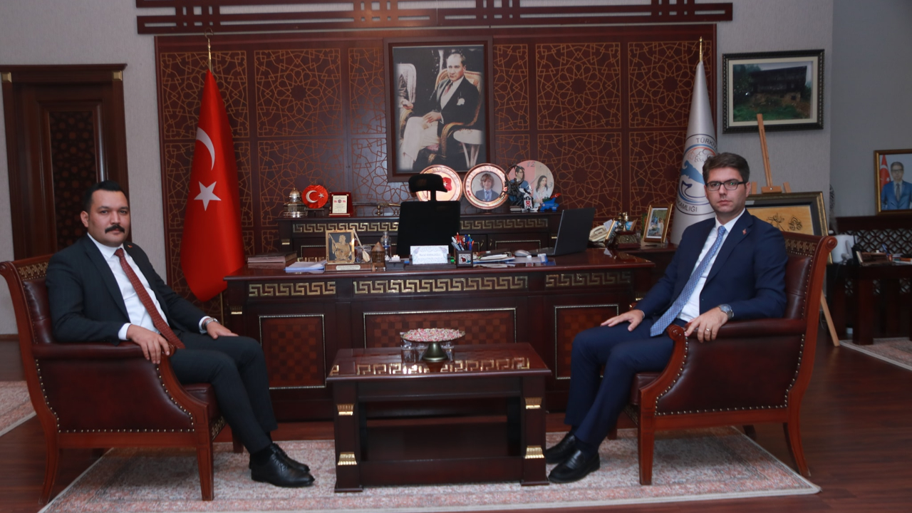 Muradiye Kaymakamından Erciş Kaymakamına Ziyaret