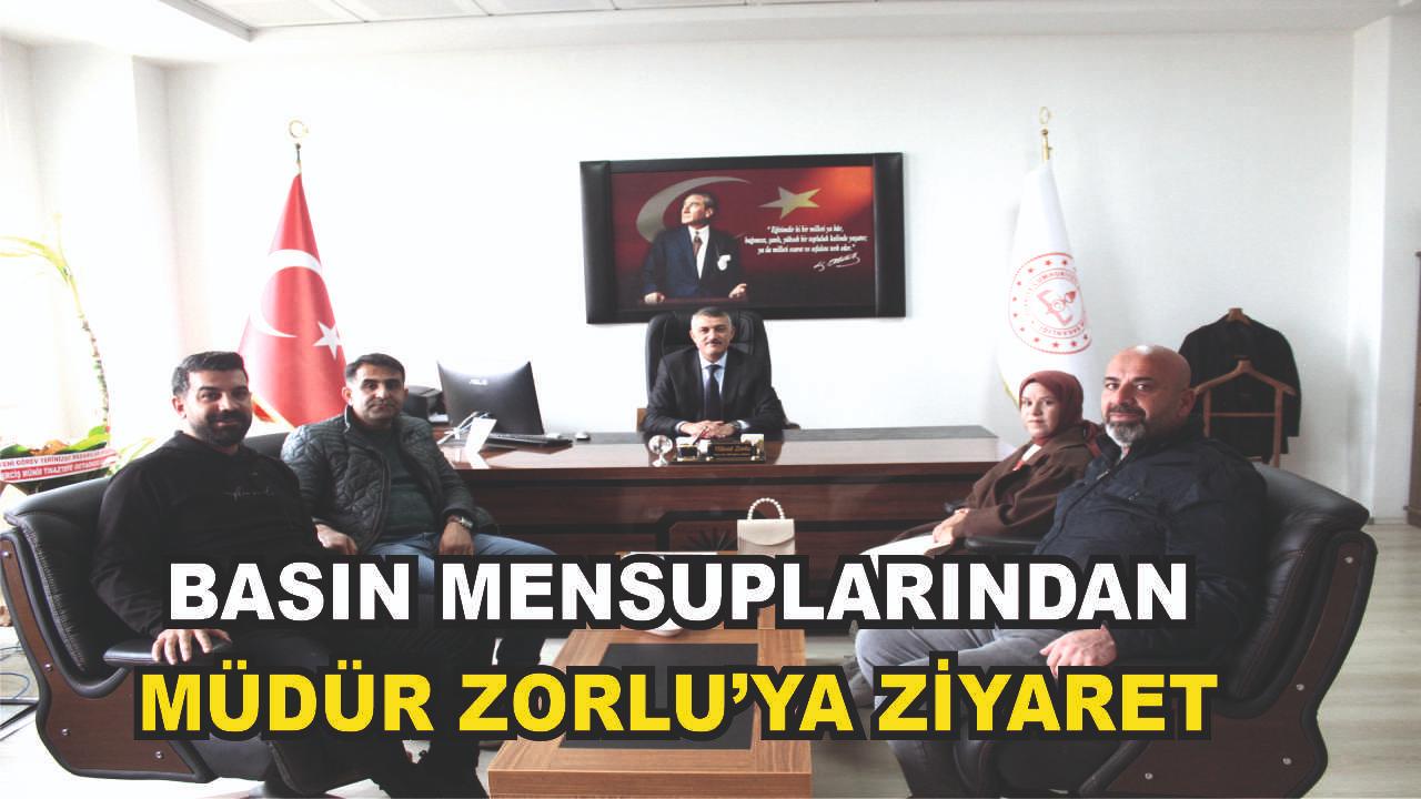 Basın Mensuplarından Müdür Zorlu'yu Ziyarett etti