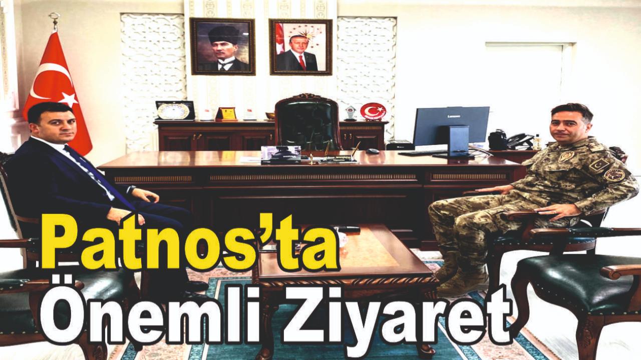 İl Emniyet Müdürü Göksel Önder’den Patnos Kaymakamı Dertlioğlu’na Ziyaret