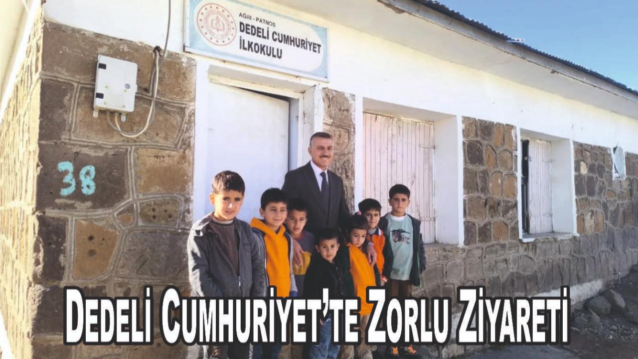 İlçe Milli Eğitim Müdürü, ZORLU'da Okul Ziyaretinde Bulundu