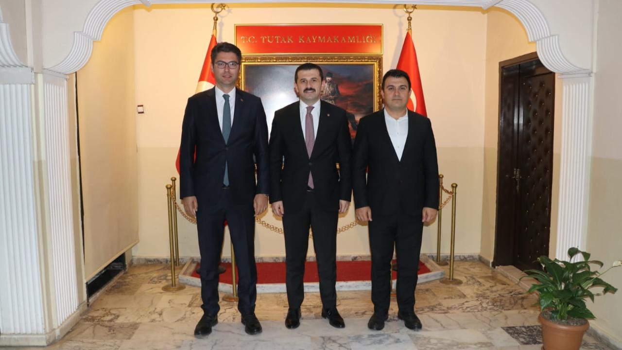 Patnos ve Erciş Kaymakamlarından Tutak Kaymakamına Ziyaret
