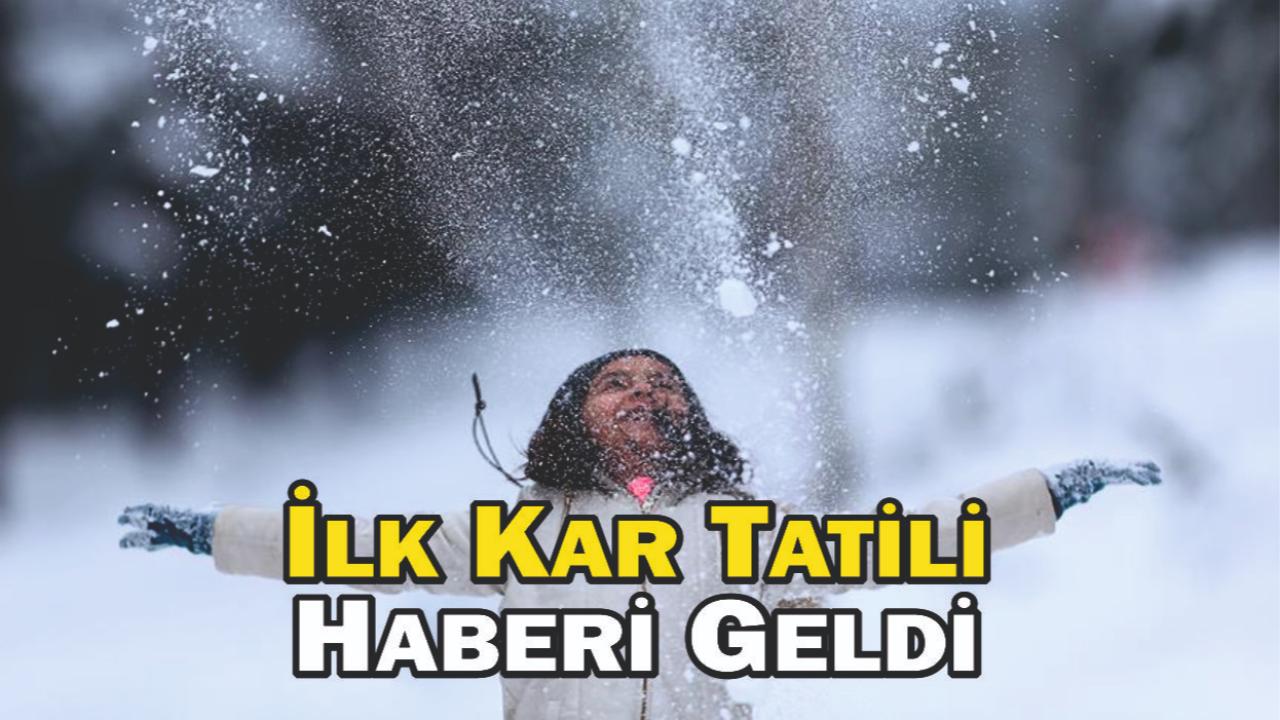 İlk Kar Tatili Haberi Geldi