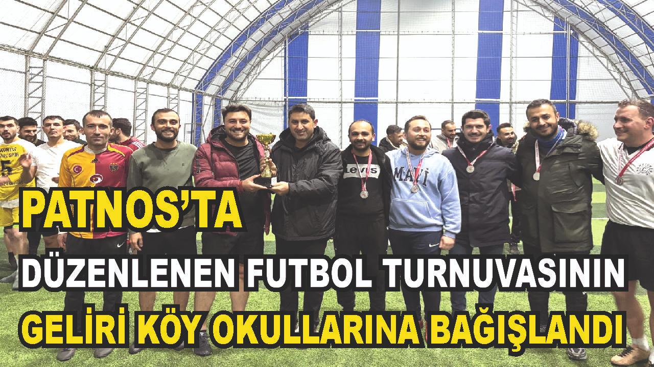 Patnos'ta Düzenlenen Öğretmenler Arası Futbol Turnuvası Sona erdi