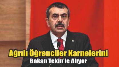 Bakan Tekin Yarın Ağrı’da