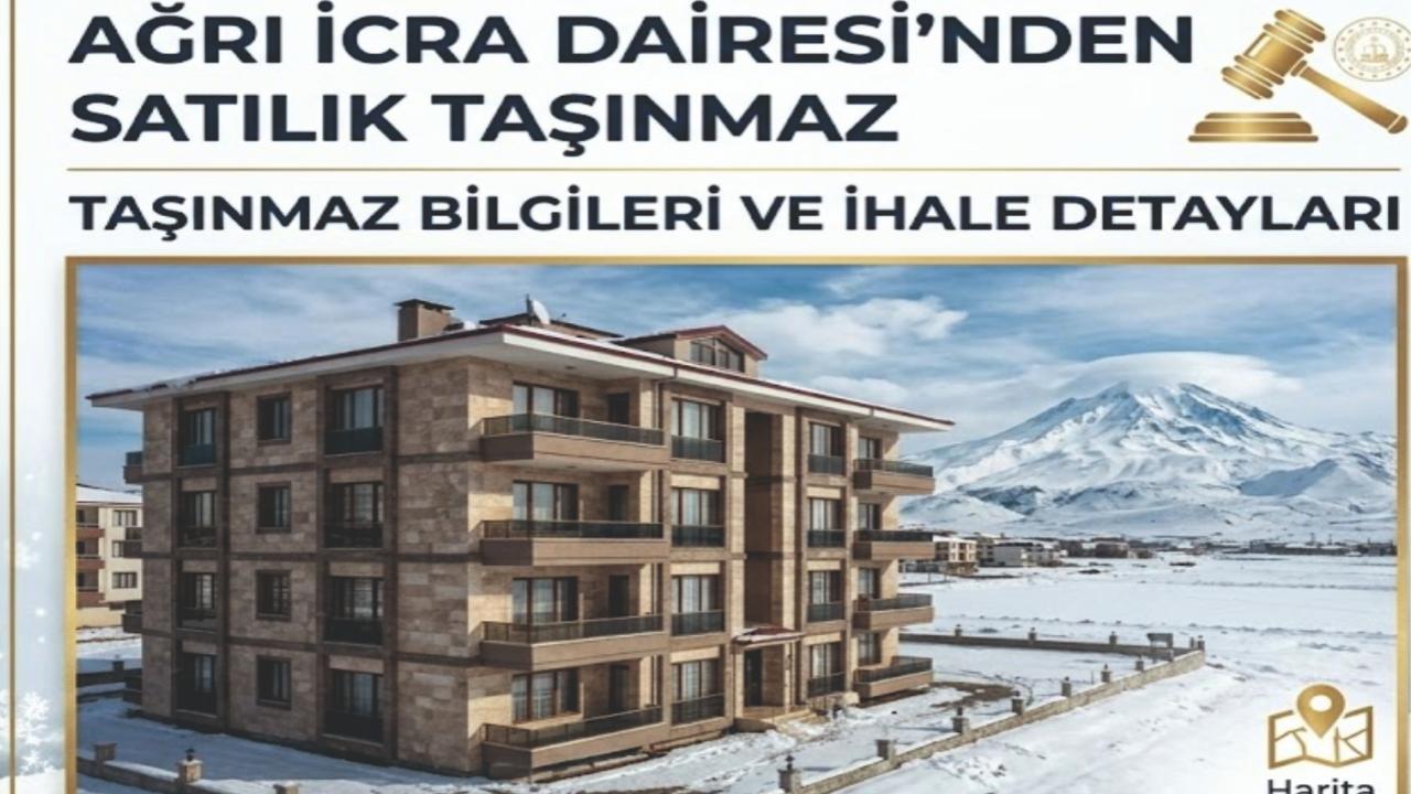 Ağrı’da İcradan Satılık Taşınmaz: Yatırımcılar İçin Fırsat