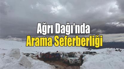 Ağrı Dağı’nda kaybolan kadın dağcı için ekipler seferber oldu (Videolu Haber)