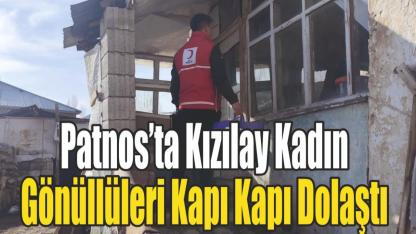 Kızılay Kadın Gönüllüler Kapı Kapı Dolaştı