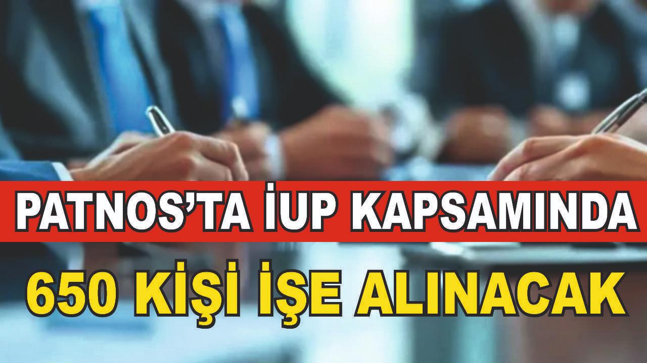 Patnos'ta İşgücü Uyum Programı Kapsamında 650 Kişi Alınacaktır