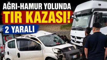 Ağrı-Hamur Yolunda Kaza: 2 Yaralı