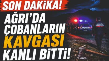 Ağrı’da Çobanların Kavgası Kanlı Bitti