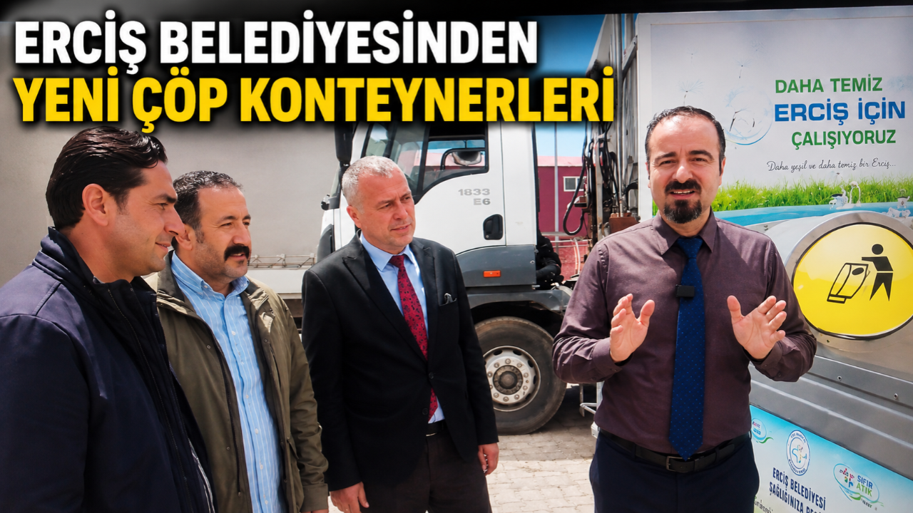 ErcişBelediyesinden Yeni Modern Çöp Koyteynerleri
