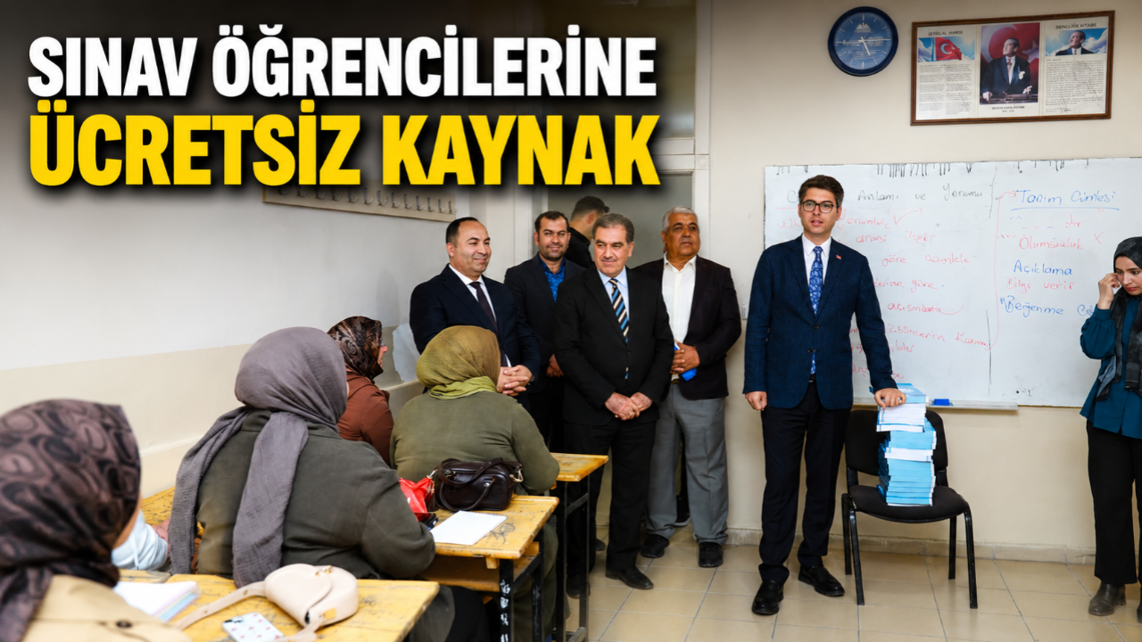 Erciş’te KPSS Kursiyerlerine Kaynak Kitap Desteği