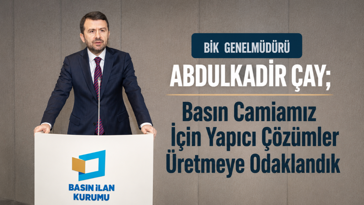 Genel Müdür Çay: Basın camiamız için yapıcı çözümler üretmeye odaklandık