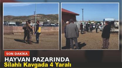 Hayvan Pazarında Silahlı Kavga: 4 Yaralı