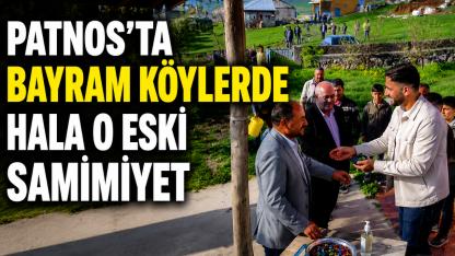 Patnos Köylerinde Bayram Samimiyeti Yaşatılıyor