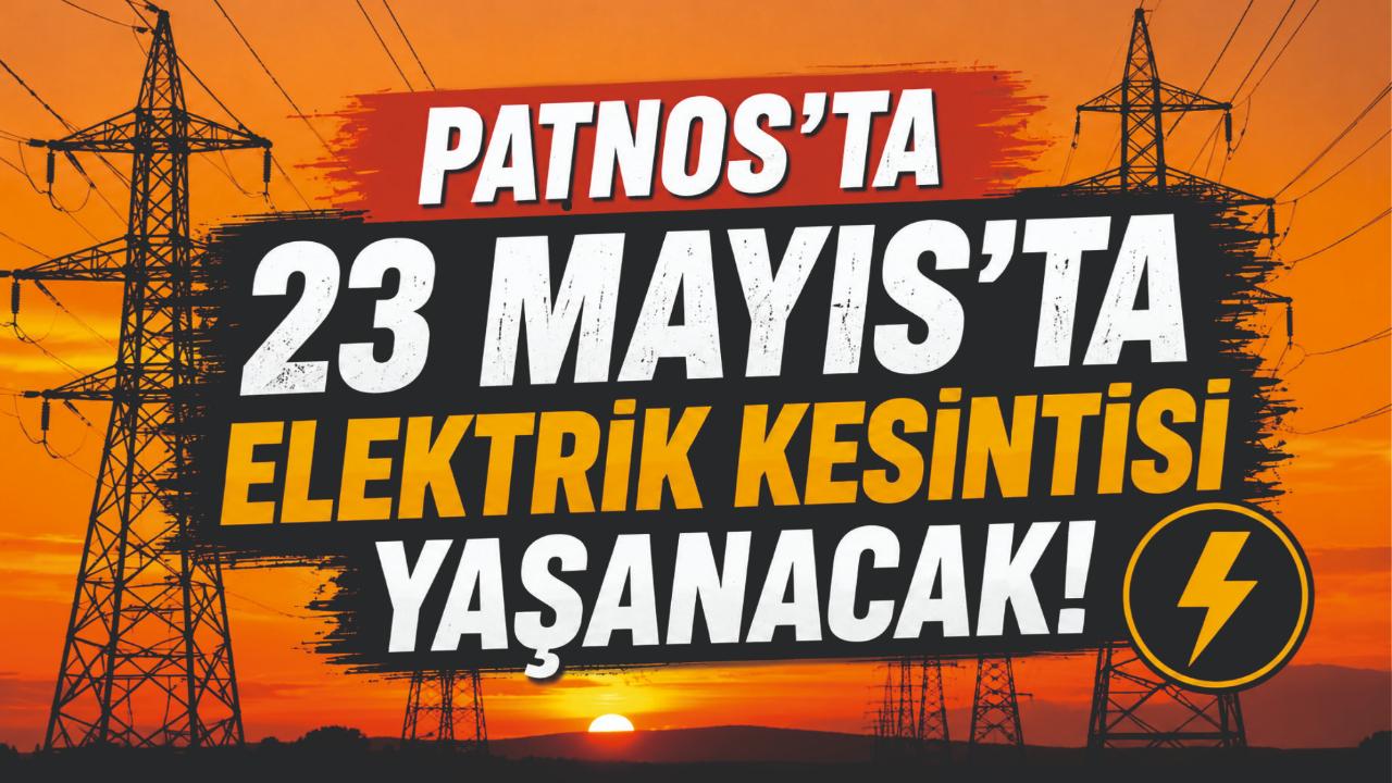 Patnos’ta Elektrik Kesintisi