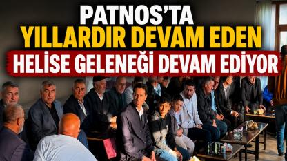 Patnos’ta Helise Geleneği Yaşatılıyor