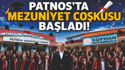Patnos’ta Mezuniyet Coşkusu Başladı