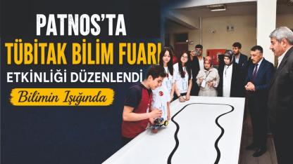 Patnos’ta TÜBİTAK 4006 Bilim Fuarı Etkinliği Düzenlendi